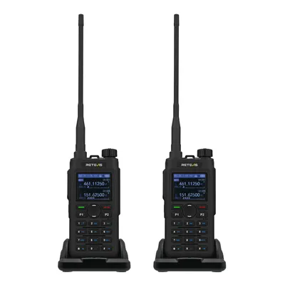 Zdjęcie produktu dla Retevis C62 Walkie Talkie, 2-kierunkowy radiotelefon Ham o dużym zasięgu ze słuchawkami, 2000 mAh, akumulatorowe krótkofalówki dla dorosłych