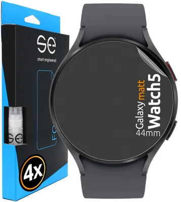 Image de 4 films de protection pour Samsung Galaxy Watch 5 (44 mm), en TPU (mat), pour l'écran