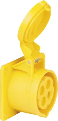 Produktbild von PCE CEE 16 A/110 V 4P Socket - female - yellow Gelb - IP44