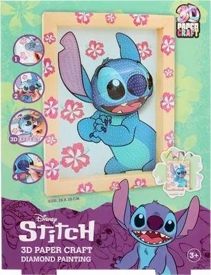 Produktbild von Canenco Stitch 3D-Diamant-Gemälde-Bastelset