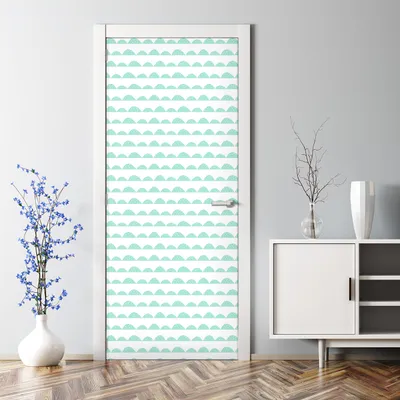 Produktbild von Dekorative Aufkleber selbstklebend Klebefolie Wandaufkleber Türposter Fischgrätenmuster 70 x 200 cm