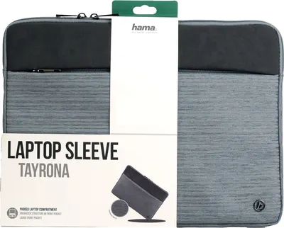 Produktbild von HAMA Laptop-Sleeve "Tayrona", bis 36 cm (14,1"), Hellgrau (00216554)