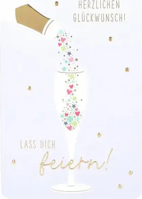 Produktbild von Klappkarte Kunterbunt Motiv 58, Depesche