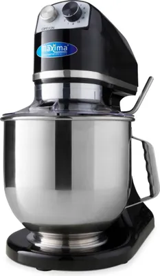 Produktbild von Maxima - Gastro Planetenmischer - 7 l - Bis zu 2 kg Teig - Schwarz