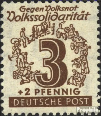 Produktbild von Briefmarken Sowjetische Zone (All.Bes.) 1946 Mi 138 gestempelt Volkssolidarität