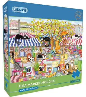 Productafbeelding van Gibsons Vlooienmarkt: 100 katten