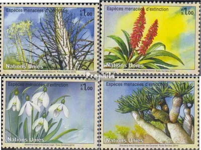 Produktbild von Briefmarken UNO - Genf 2010 Mi 681-684 (kompl.Ausg.) postfrisch Pflanzen