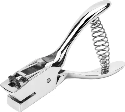 Produktbild von Schlitzstanzer, Abzeichen-Locher für Papierbasteleien, Ausweise, PVC-Schlitze (1 Stück, Silber)