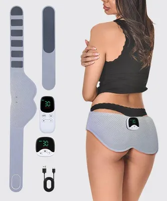 Obrázok produktu pre Elektronický trenažér na posilňovanie brušných svalov s tenkým dizajnom, prenosný trenažér na brušné svaly, fitness pás