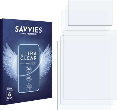 Produktbild von 6x Für Motorola MTP8500Ex Schutzfolie Savvies Displayschutz Display Schutz Folie Klar Transparent