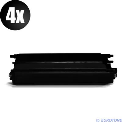 Produktbild von 4x Eurotone Toner Alternative für Brother TN-135BK Black Schwarz