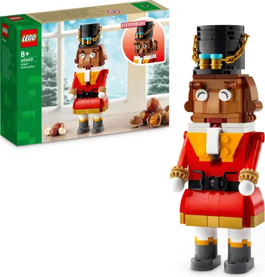 Produktbild von LEGO Nussknacker, Nussknacker-Figur, weihnachtliches Bauset für Jungen und Mädchen,  Weihnachtsgeschenk für Kinder, Weihnachtsdeko, Spielzeug zum Sammeln, lässt Kinder fantasievoll spielen 40640