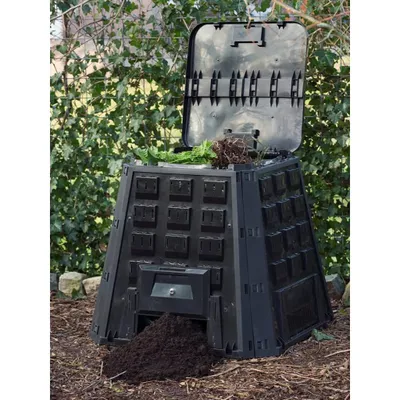 Produktbild von Nature Kompostbehälter Schwarz 400 L 6071480
