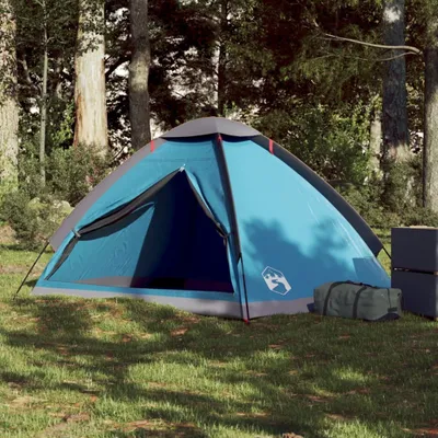Produktbild von "2026 Promotion" Kuppel-Campingzelt 2 Personen, Familienzelt UV-Schutz, Blau Wasserdicht - Campingzelte CC32783