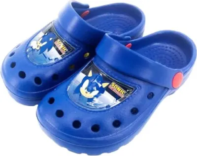 Produktbild von Sonic The Hedgehog Kinder Jungen Clogs Sandalen Badeschuhe Gr. 22-32 – Blau / 30