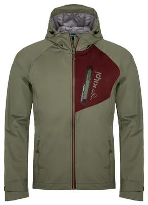 Productafbeelding van Herrensoftshelljas KILPI BELTRA-M RM0103KI, kleur: khaki, maat: S