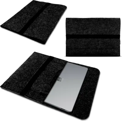 Produktbild von Notebook Hülle für Microsoft Surface Laptop 3 13.5 Schutzhülle Tasche Filz CoverFarbe:Dunkelgrau
