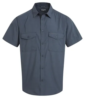 Image de Craghoppers - Chemise « Kiwi II » pour homme, manches courtes CG2407 (4XL) (Bleu dégradé)