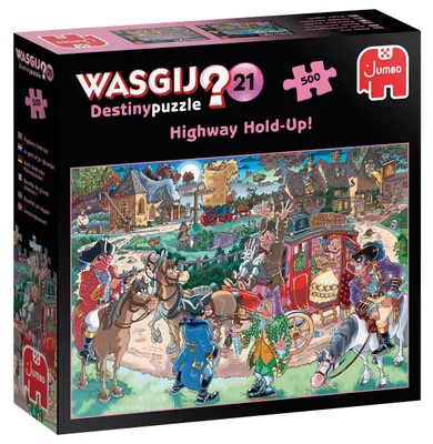 Produktbild von Wasgij Destiny 21 Halt! Geld oder Führerschein! 500 Teile Puzzle