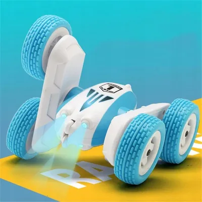 Productafbeelding van RC auto speelgoedauto's voor kinderen, 4WD, 2.4GHz, geschikt voor kinderen vanaf 6-12 jaar, 360° draaiende actie, dubbelzijdige off-road driftauto, cadeaus voor jongens