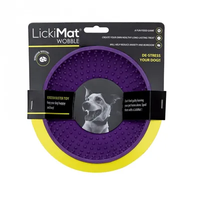 Obrázok produktu pre LickiMat Miska z kaučuku 8x16,5cm fialová