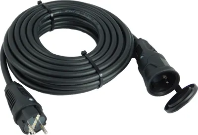 Produktbild von NWP 10m Schuko Verlängerungskabel Gummikabel 3x1,5mm² H07RN-F IP54