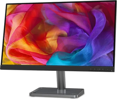 Produktbild von Lenovo L24i-30, 60,5 cm (23.8"), 1920 x 1080 Pixel, Full HD, LCD, 4 ms, Schwarz, Grau