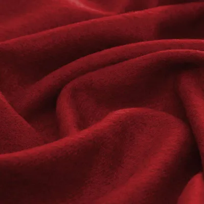Alpaka-Decke 130x200 cm, 100% Baby-Alpaka, flauschig weich, rot