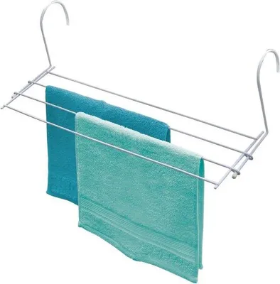 Obrázok produktu pre Radiátorová sušička s práškovým náterom 58 x 15 x 16 cm, kovová