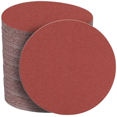 Immagine prodotto di Carta abrasiva da 150 mm con sistema di fissaggio a velcro, grana 400, senza fori, set di 50 dischi abrasivi da 6 pollici per levigatrici orbitali