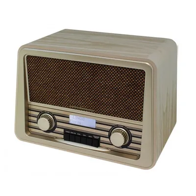 Produktbild von Soundmaster NR920 Nostalgie DAB+/UKW Radio LCD-Display, 10 Festsenderspeicher Farbe: Hellbraun