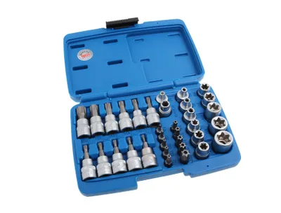 Produktbild von BGS 5021 T-Profil Bit -und Steckschlüsselsatz 10 (3/8), 34-tlg.