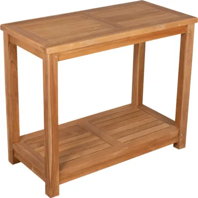 Produktbild von Pflanztisch Salford Teak mit Ablage