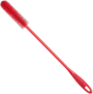 Produktbild von Kochblume Flaschenbürste Slim rot Silikon, Kunststoff 22050.04