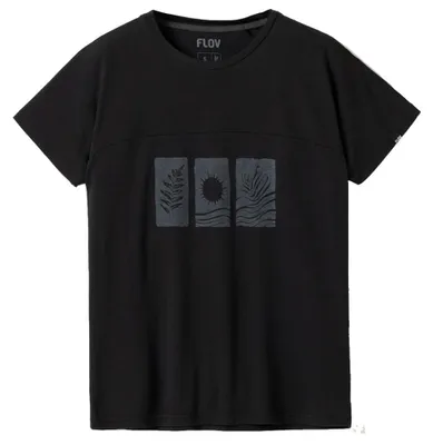 Produktbild von Pagosa Bamboo Lady T-Shirt XL schwarz - black/dark grey