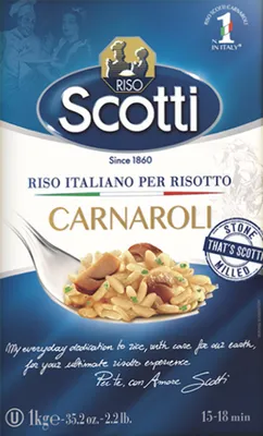 Produktbild von Scotti Riso Superfino Carnaroli Reis 1 kg.