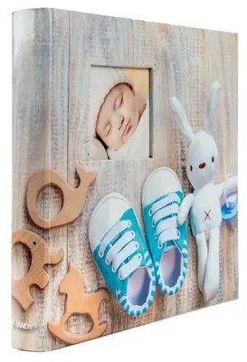 Zdjęcie produktu dla ALBUM dziecięcy DZIECKA kieszeniowy 500 zdjęć 10x15 cm szyty opis BUNNY 1