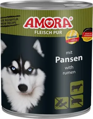 Produktbild von Amora Fleisch Pur Adult Pansen 800 g, Adult, jede Rasse, Pansen, 800 g