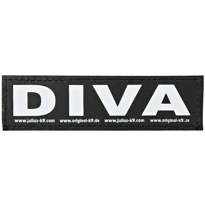 Produktbild von Julius-K9 DIVA, PET-Kabelstrang mit Klettaufsatz, Hund, Schwarz, Weiß, IDC®Longwalk Y-Geschirr Alle Größen IDC® Powergeschirr® Baby 1, Baby 2, Mini-Mini, Mini, 0..., 110 mm, 30 mm