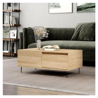 Produktbild von Couchtisch Sonoma-Eiche, 90 x 50 x 36,5 cm, Holzwerkstoff