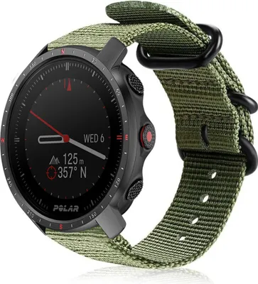 Produktbild von Strap-it Polar Grit X Pro Nylon-Schnallenarmband (Grün)