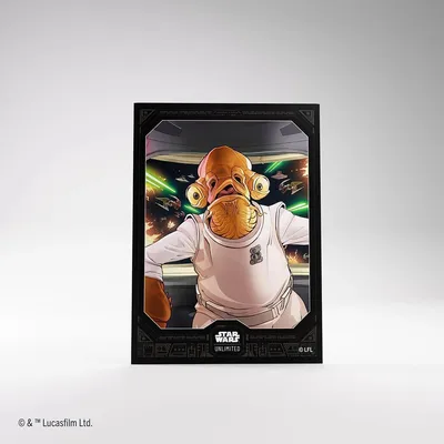Produktbild von Star Wars: Unlimited Art Sleeves - Admiral Ackbar