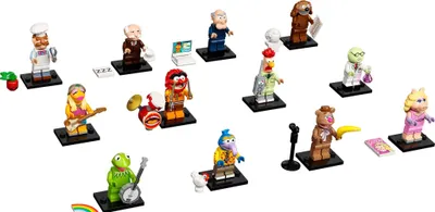 Zdjęcie produktu dla LEGO Minifigures Muppety, Zestaw do budowania, 5 lat(a), Plastik, 0 szt., 10 g