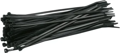 Produktbild von Kabelbinder 3,6x180mm 100 Stück schwarz Werkzeug Elektrobedarf FixTech 60122