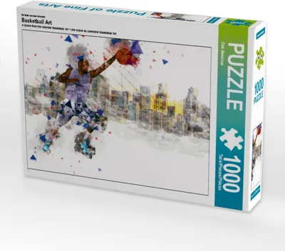 Produktbild von Calvendo Ein Motiv aus dem Kalender Basketball Art 1000 Teile Puzzle quer 640x480mm, Meutzner Dirk; 7439286
