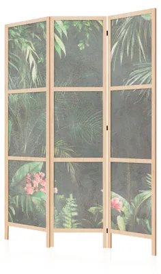 Zdjęcie produktu dla LUMASOUL Parawan jednostronny, Przegroda do wnętrz, Dżungla Japońskie, 135x172 cm