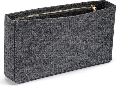 Produktbild von Famanu Handtaschen-Organizer mit Reißverschluss - Grau, Größe L
