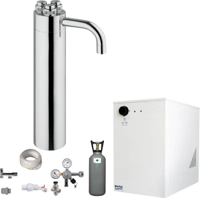 Produktbild von Tafelwassergerät BieTal® BT-30U Kühlung Schanksäule 3-Wege Puls 335 6KG CO2