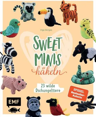 Obrázek produktu pro Sweet Minis häkeln - 23 wilde Dschungeltiere