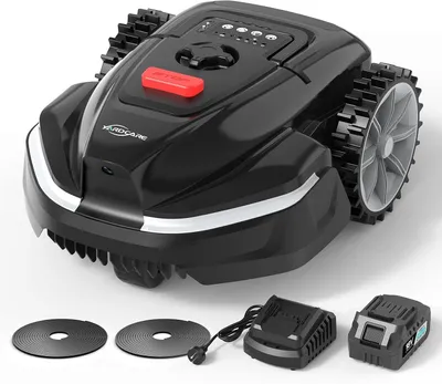 Robotmäher ohne Begrenzungskabel, KI-Vision, 150+ Hindernisse, App, 50 dB